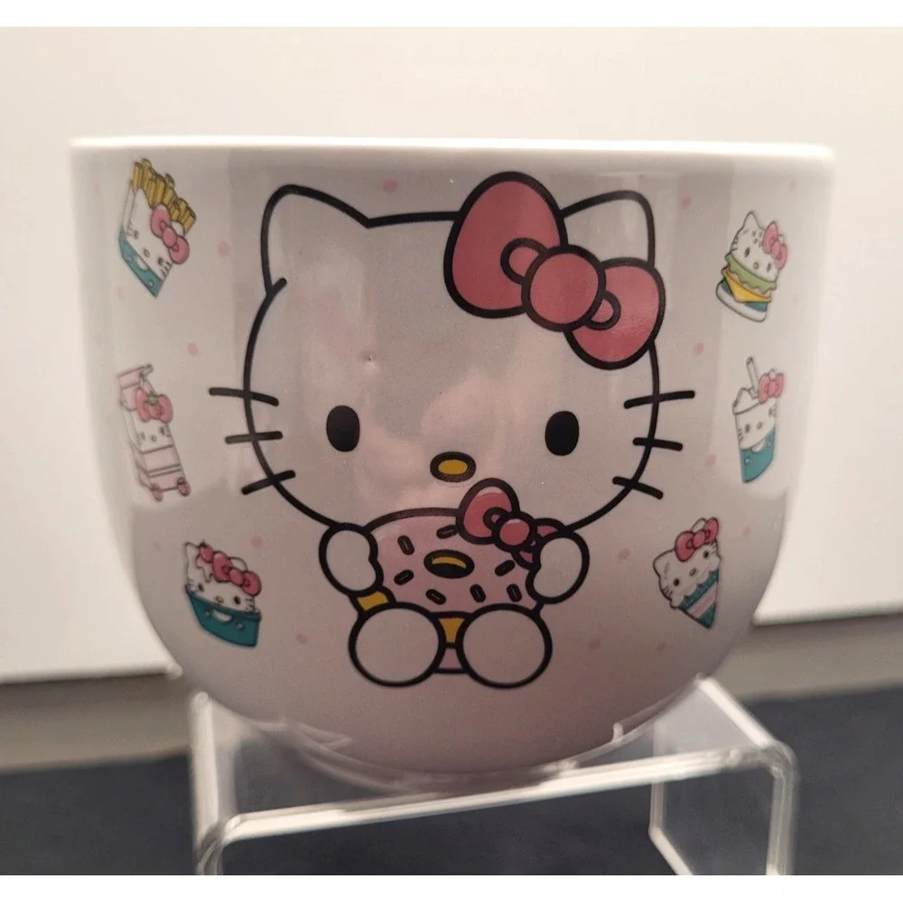 SANRIO Kuromi, Hello Kitty, and Gudetama Noodle Bowls - Lot of 4